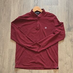 The Kooples Red Long Sleeve Tee E